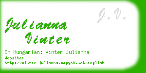 julianna vinter business card